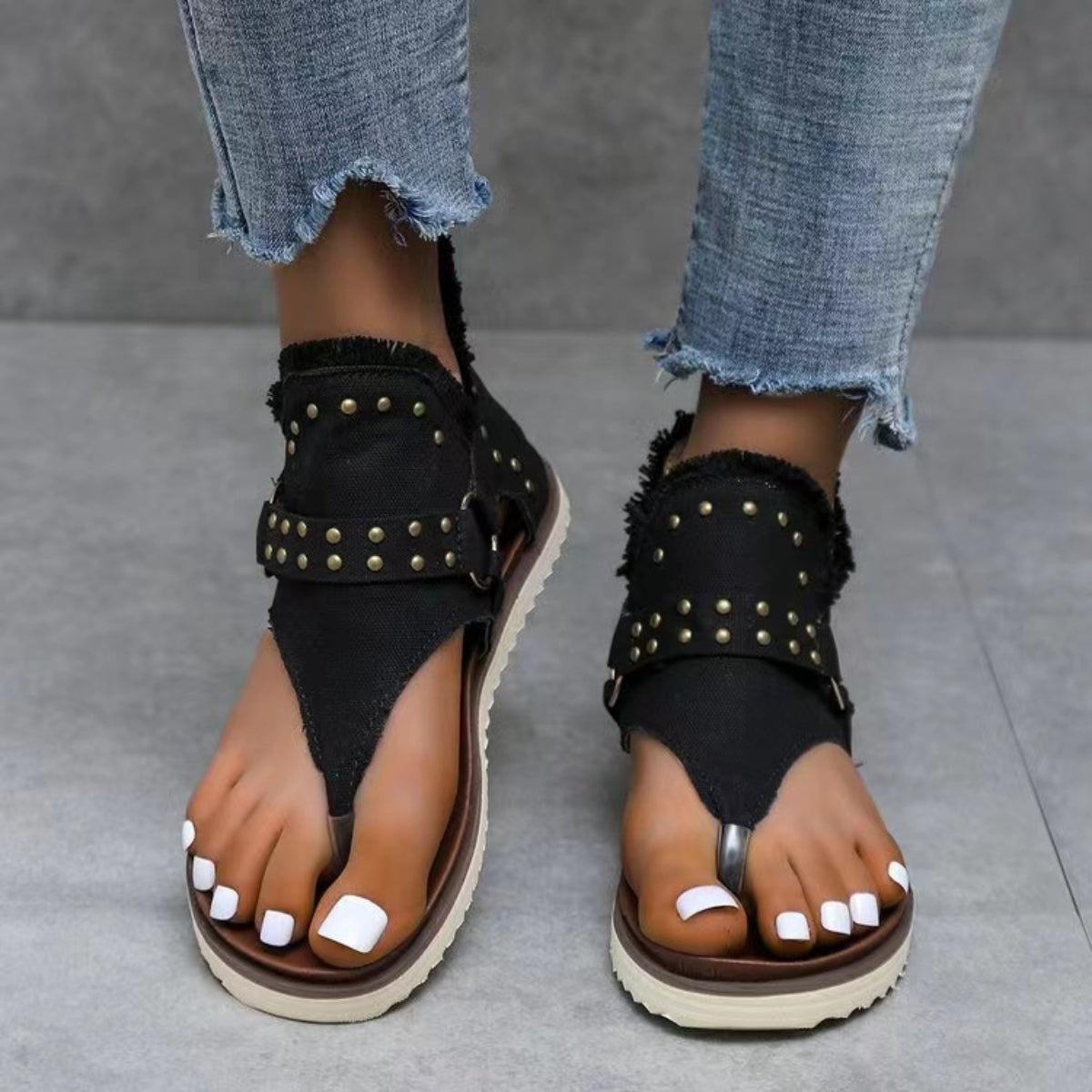 Elegant fashion Flat Sandals