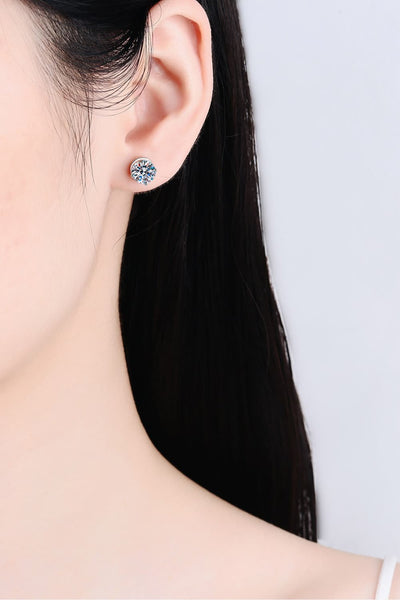 Elegant Fashion Rhodium-Plated  Earrings