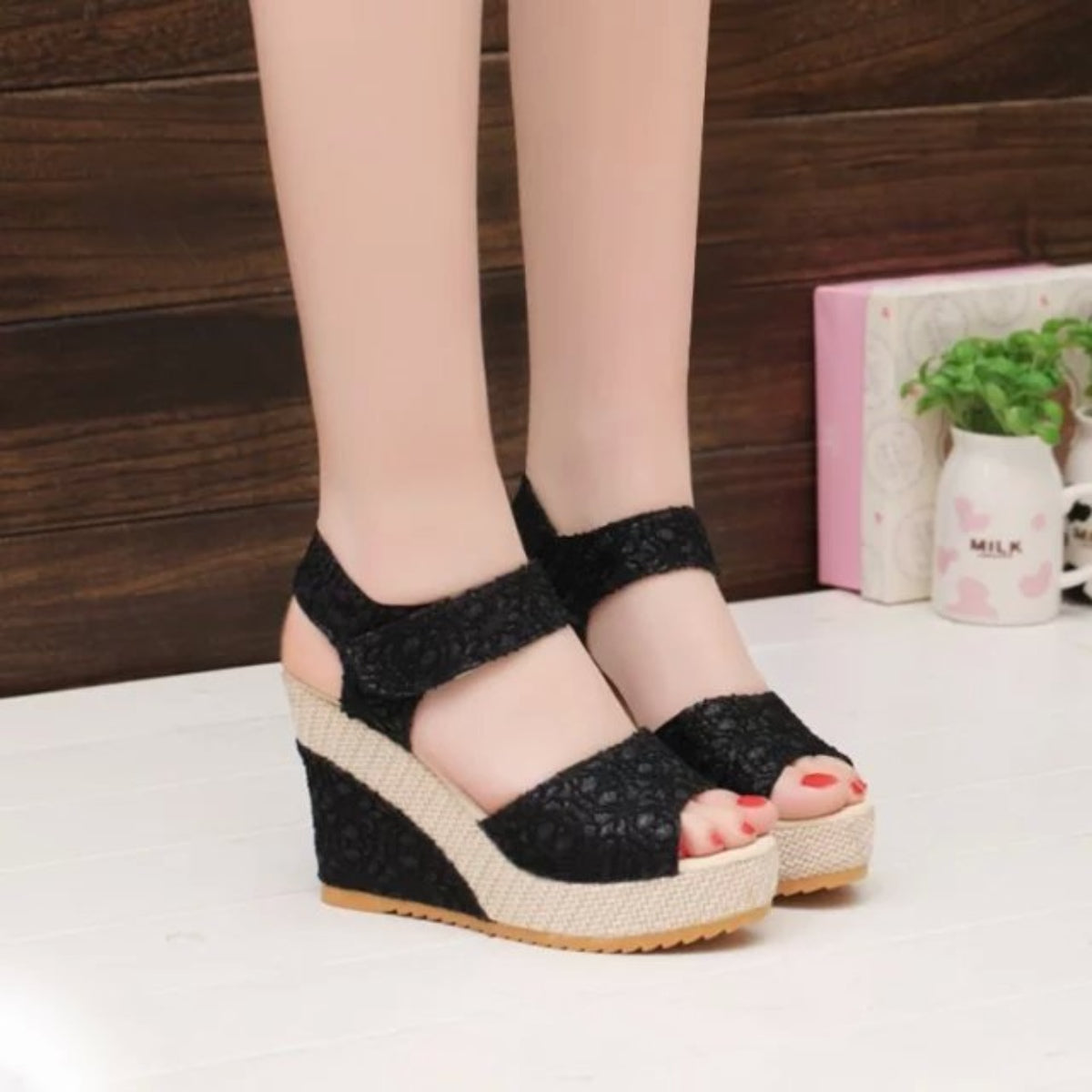 Elegant fashion Open Toe High Heel