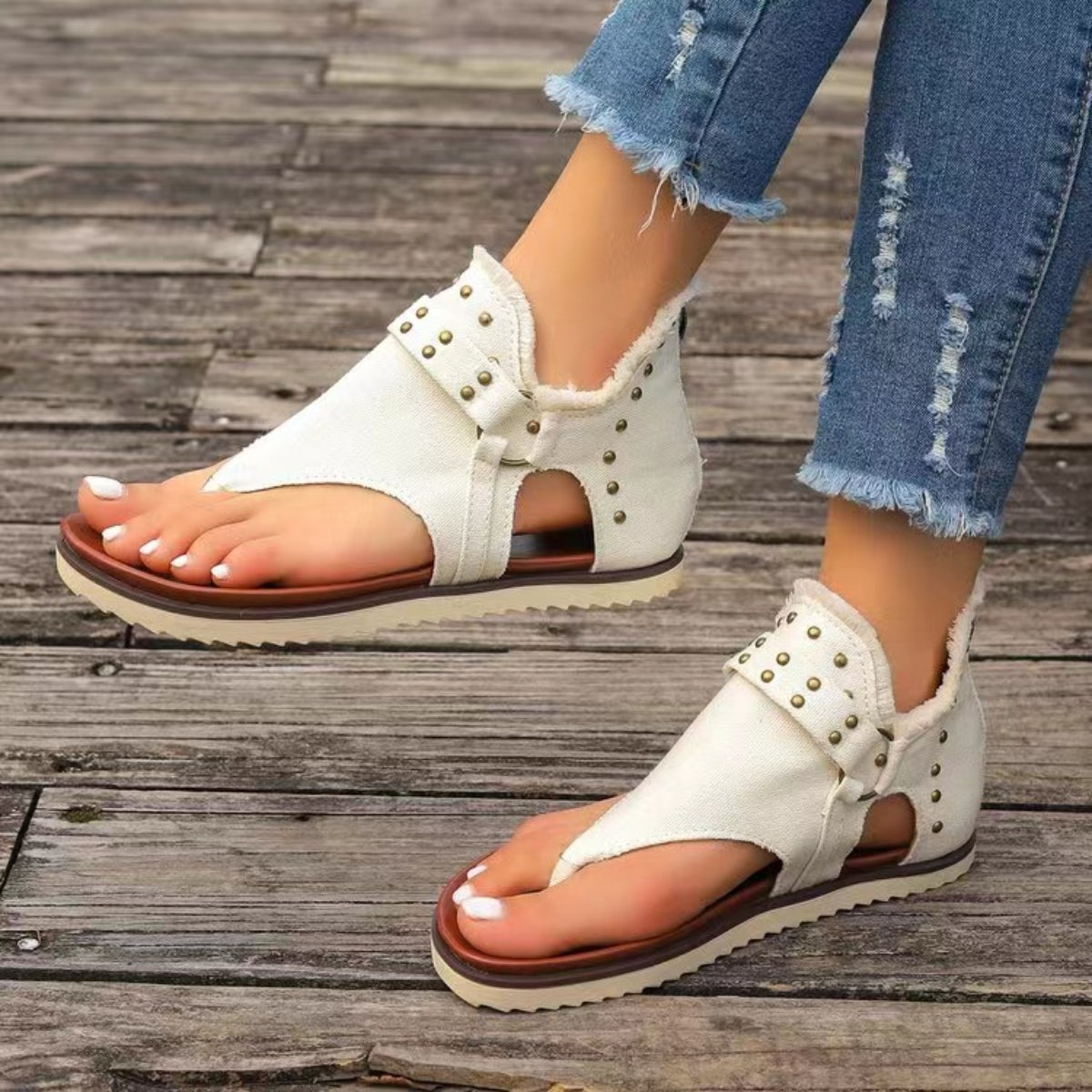 Elegant fashion Flat Sandals