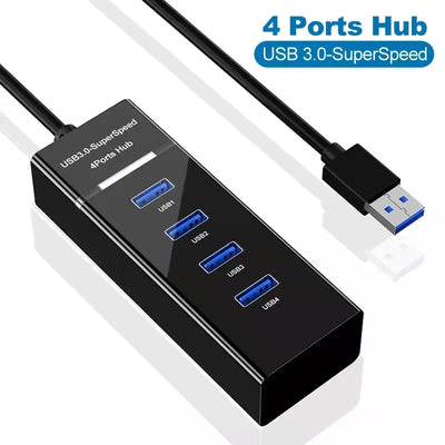 4 In 1 2.0 3.0 USB HUB Splitter High Speed Adapter