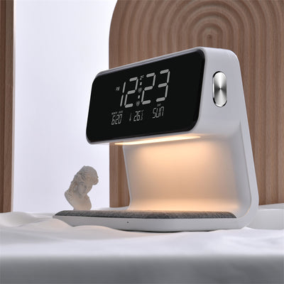 Bedside Lamp Wireless Charging LCD