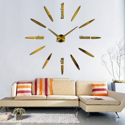 DIY wall sticker clock