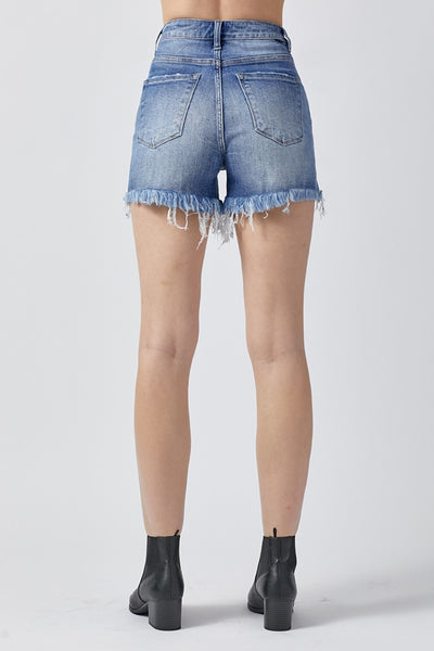 Elegant Fashion  Waist Denim Shorts