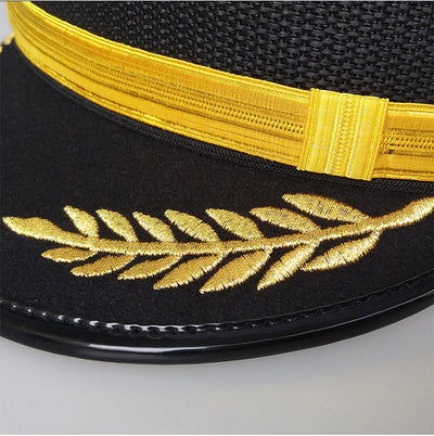 Large Brim Aviation Pilot Cap