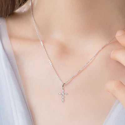 Elegant Fashion  Cross Pendant Necklace