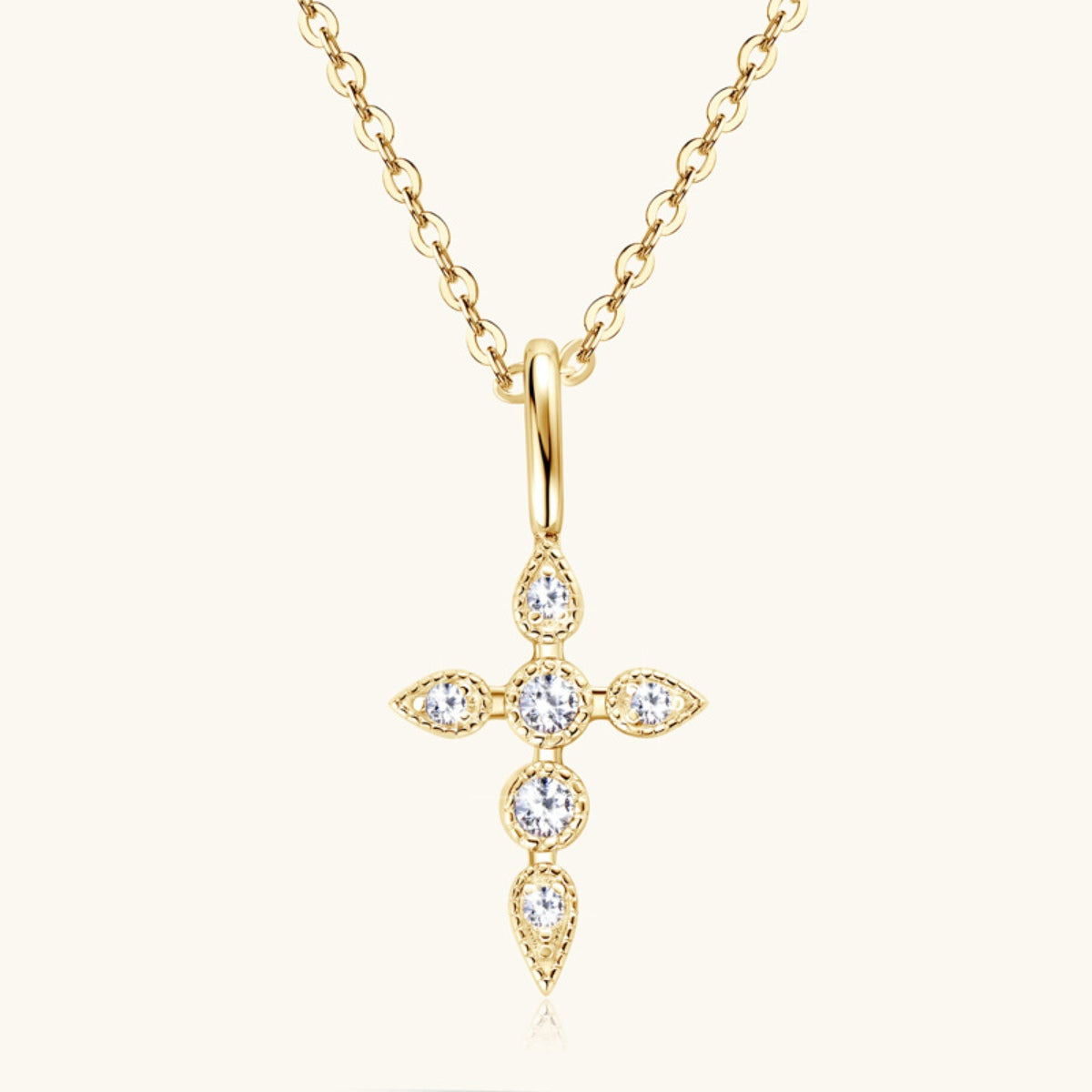 Elegant Fashion  Cross Pendant Necklace