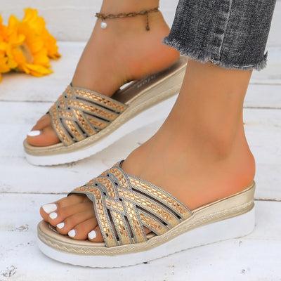 Elegant fashion  Wedge Sandals