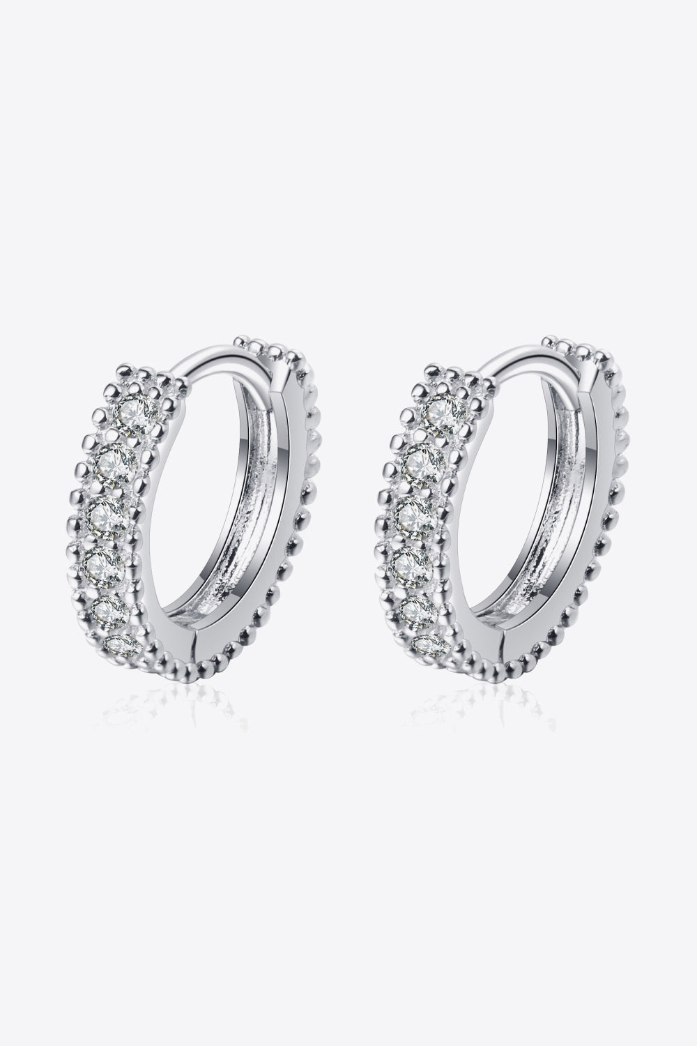 Elegant Fashion Moissanite Huggie Earrings