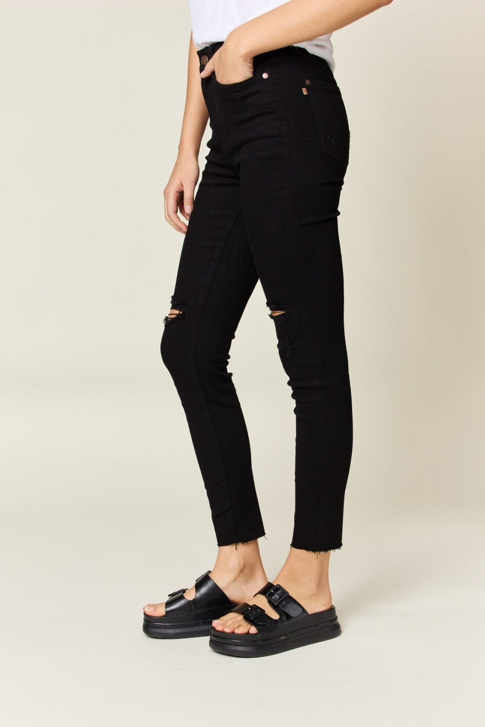 Eleganf Fashion Tummy Control Jeans