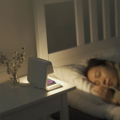 Bedside Lamp Wireless Charging LCD