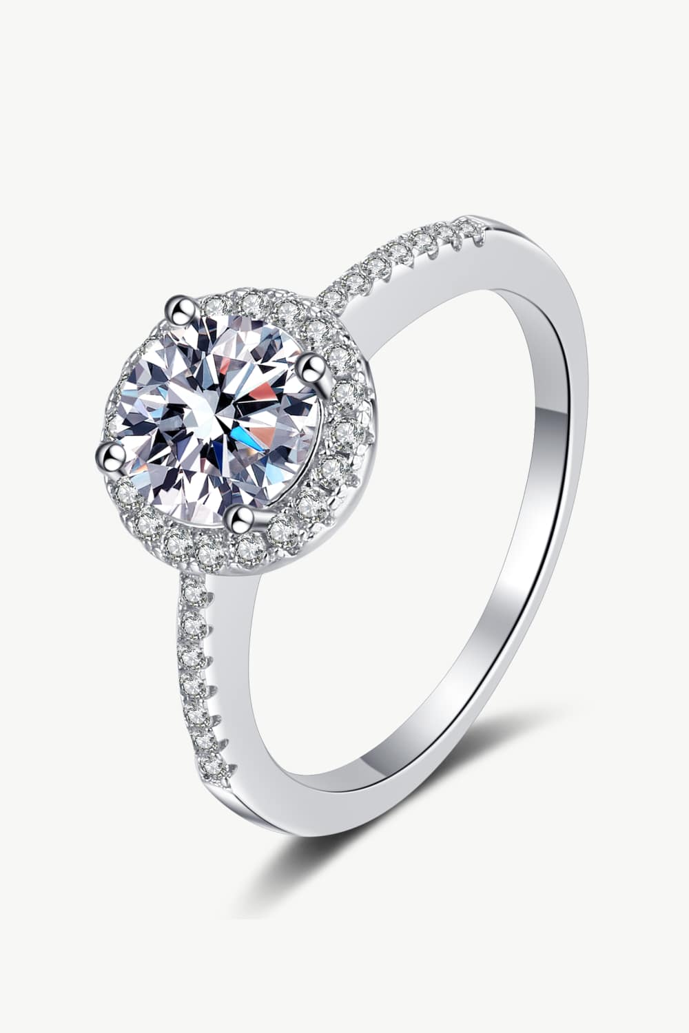 Elegant Fashion Moissanite Ring