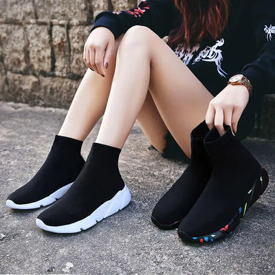 Summer High Top Sports Sock Boot all sex