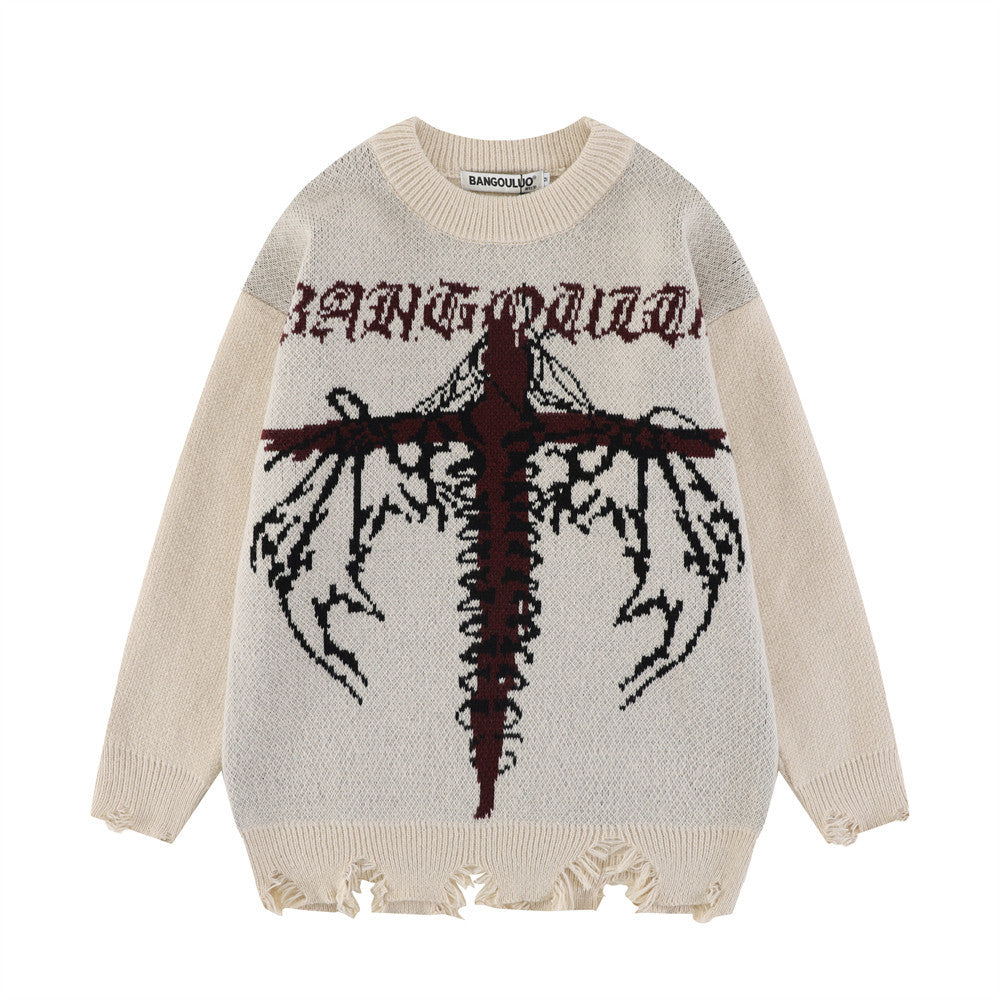 Cross Pullover Sweater