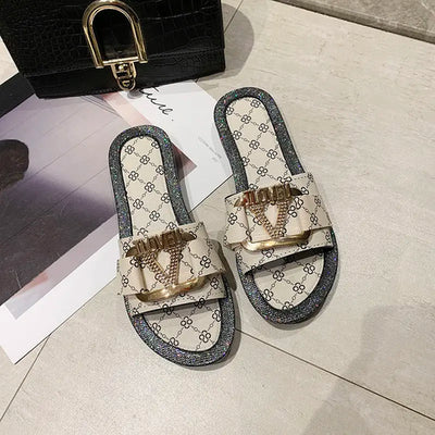 Flat Bottom Fashion slippers