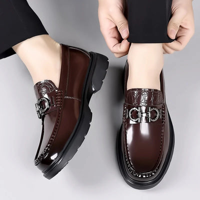 Men Oxford Shoes Genuine Leather