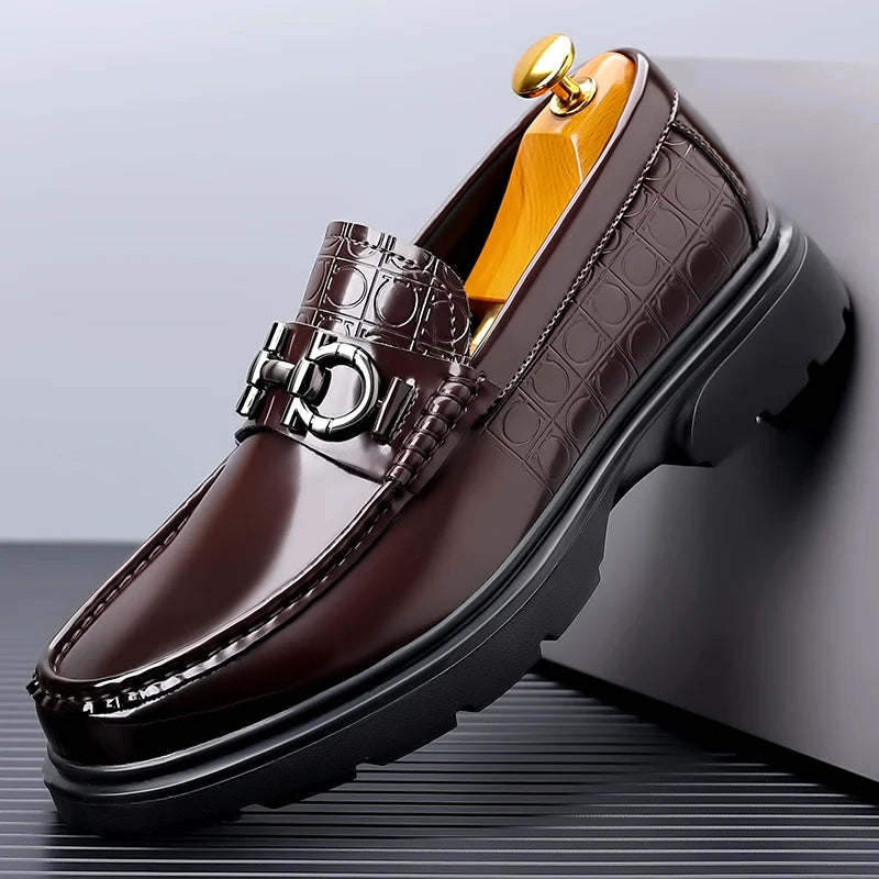 Men Oxford Shoes Genuine Leather