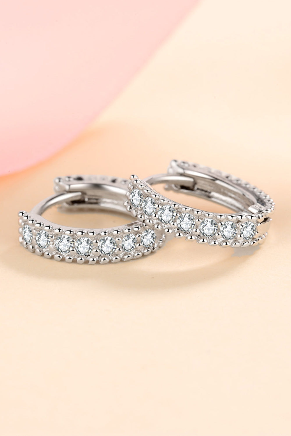 Elegant Fashion Moissanite Huggie Earrings