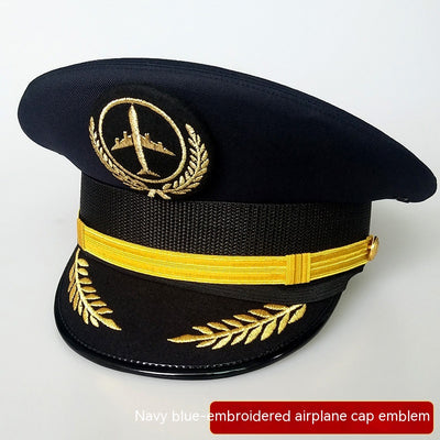 Large Brim Aviation Pilot Cap