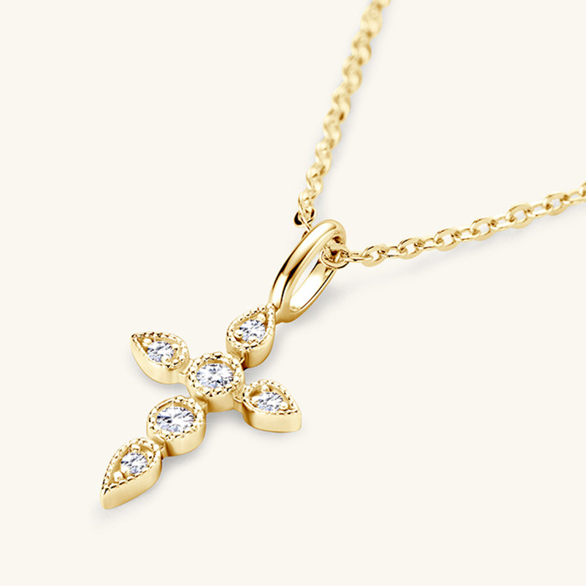 Elegant Fashion  Cross Pendant Necklace