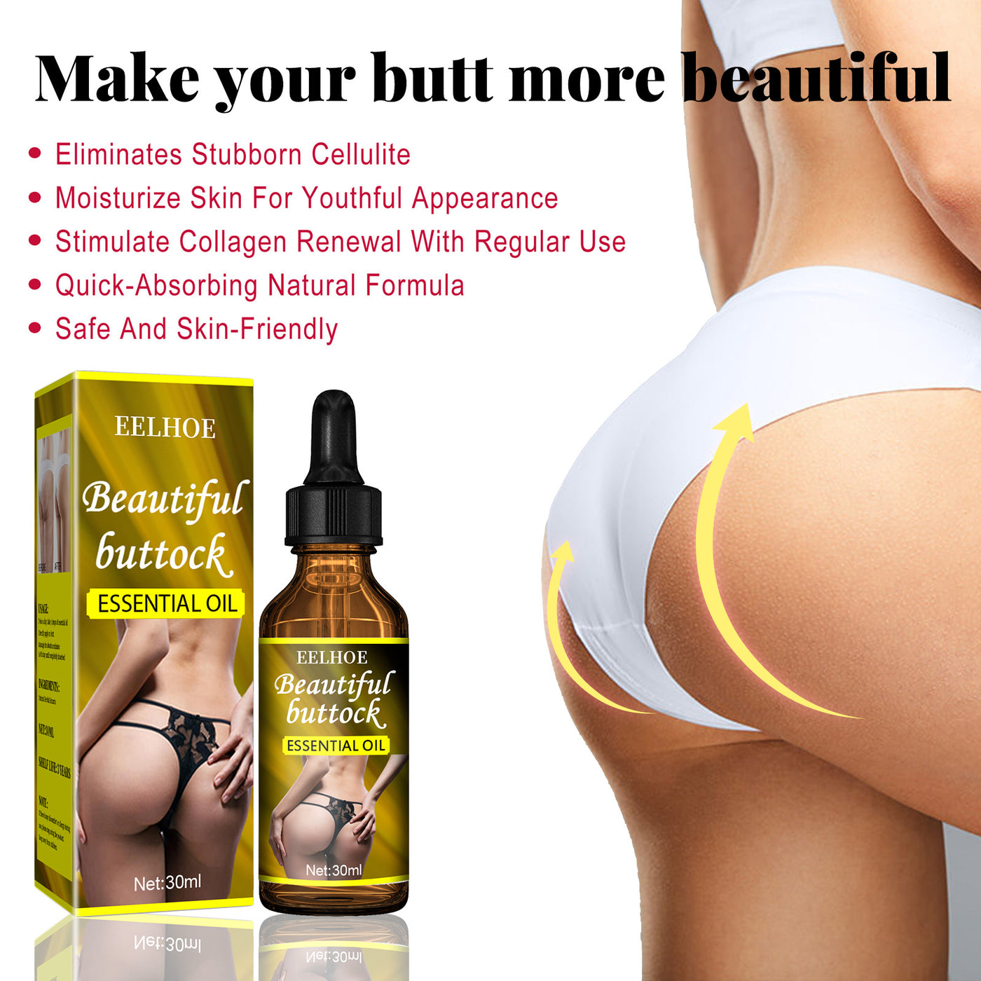 Butt Enlargement Oil & Massage