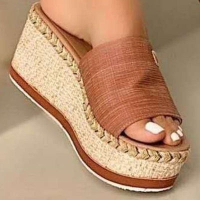 Elegant fashion Leather Open Toe