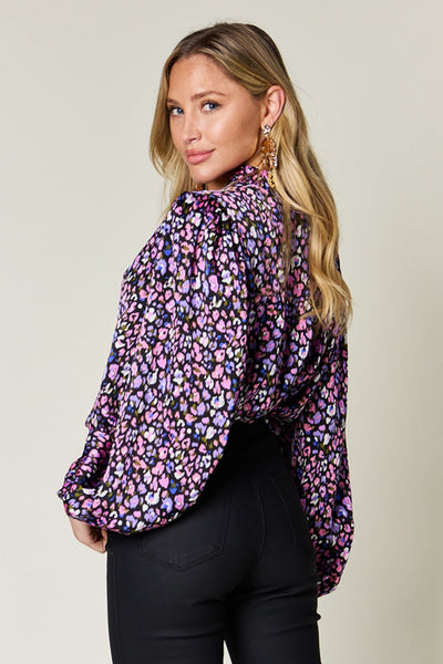 Double Take Full Size Blouse