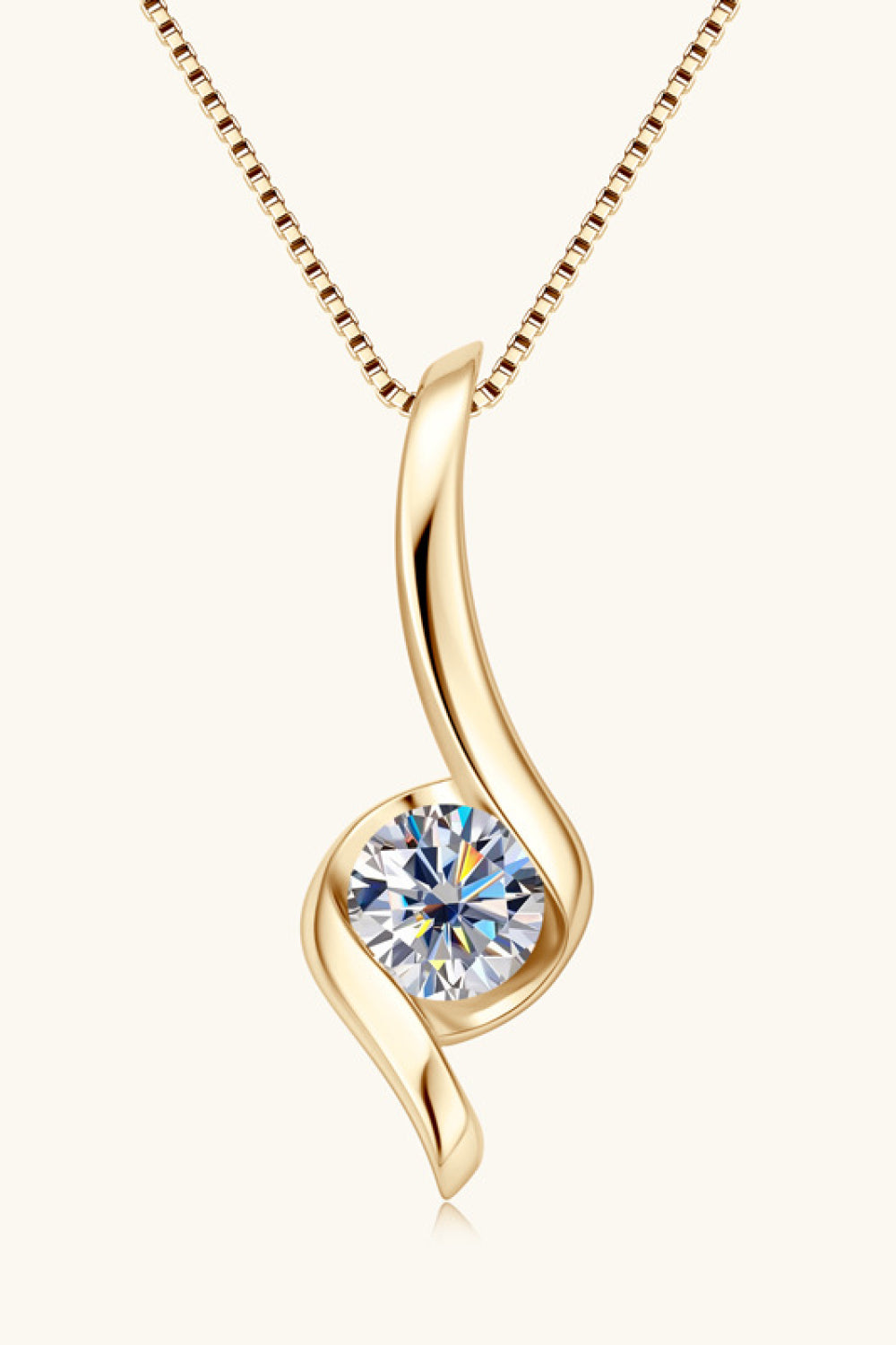 Elegant Fashion  Moissanite 925 Necklace