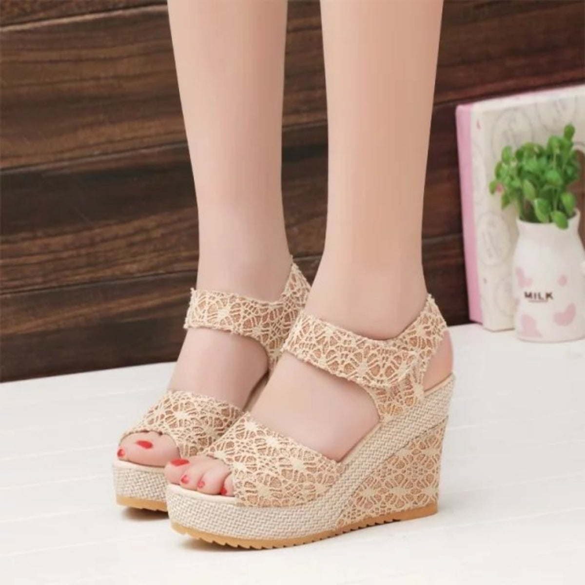 Elegant fashion Open Toe High Heel