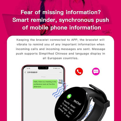 D18 Bluetooth Smart Watch