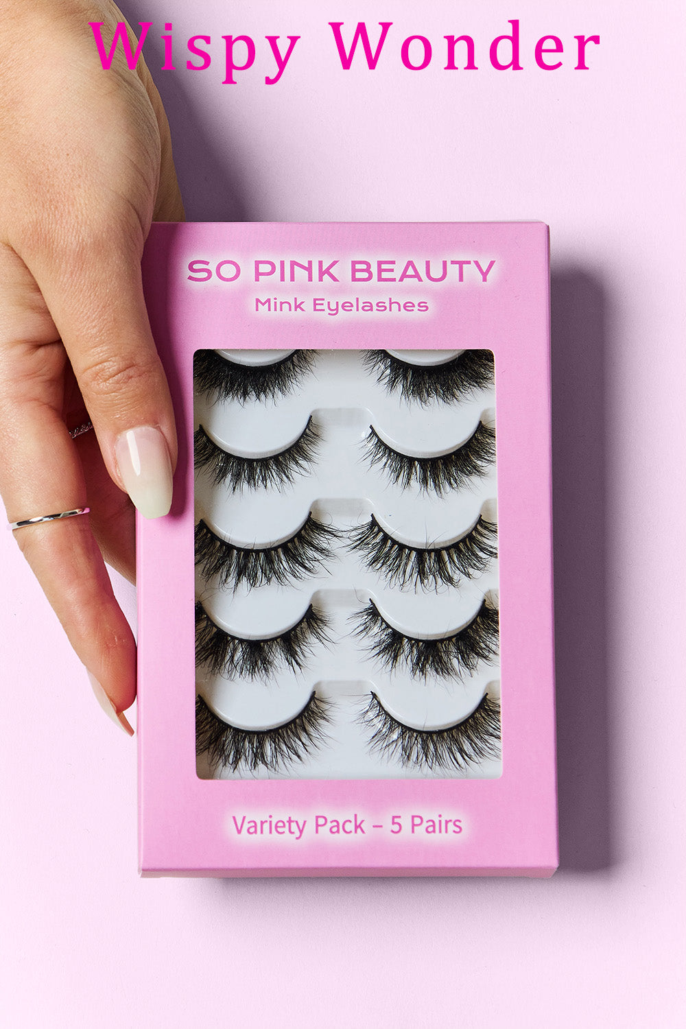 Eleganf Fashion Eyelashes Variety Pack 5 Pairs